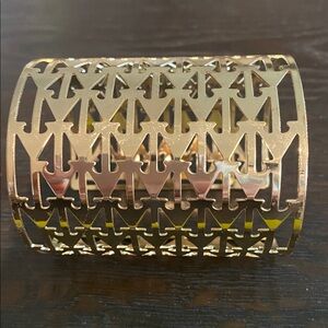 Gold Arrow Cutout Cuff Bracelet